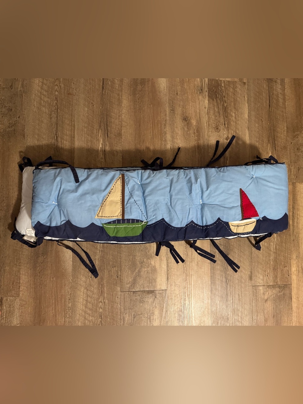 Pottery Barn Sailboats Bed Liner